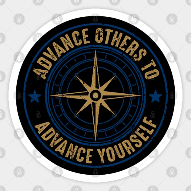 Advance Yourself Sticker by Northbound To Your Success